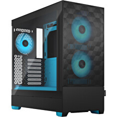 Fractal Design Pop Air RGB Cyan Core TG Clear Tint