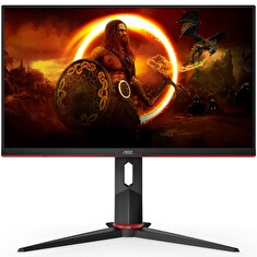 AOC LCD herní 24G2ZU 23,8" IPS/1920x1080@240Hz/0,5ms/350cd/2xHDMI/DP/4xUSB/Repro/Pivot/HAS/VESA