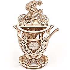 Hračka Ugears 3D dřevěné mechanické puzzle Samohybný cyklista
