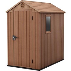 Zahradní domek Keter Darwin 4 x 6 hnědý, s podlahou