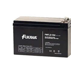 FUKAWA akumulátor FW 7,2-12 F2U (12V; 7,2Ah; faston F2-6,3mm; životnost 5let)