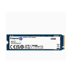 Kingston SSD 250GB NV2 M.2 2280 NVMe™ PCIe Gen (R 2100MB/s; W 1700MB/s)