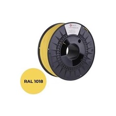 C-TECH Tisková struna (filament) PREMIUM LINE, PETG, zinková žlutá, RAL1018, 1,75mm, 1kg