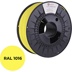 C-TECH tisková struna PREMIUM LINE ( filament ) , PETG,sírová žlutá, RAL1016, 1,75mm, 1kg