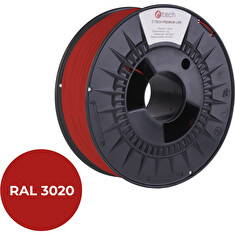 C-TECH tisková struna PREMIUM LINE ( filament ) , PETG, dopravní červená, RAL3020, 1,75mm, 1kg