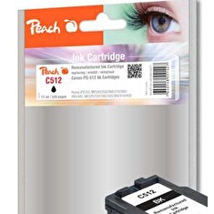 PEACH kompatibilní cartridge Canon PG-512, Black, 17 ml