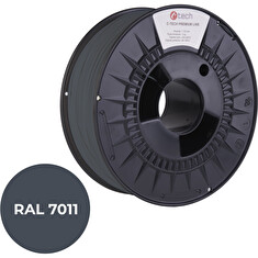 C-TECH tisková struna PREMIUM LINE ( filament ) , PETG, ocelová šedá, RAL7011, 1,75mm, 1kg