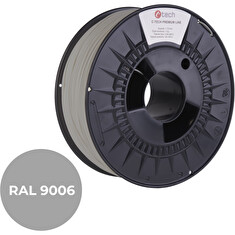 C-TECH tisková struna PREMIUM LINE ( filament ) , PLA, bílý hliník, RAL9006, 1,75mm, 1kg