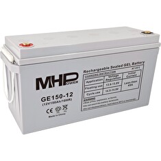 Baterie MHPower GE150-12 GEL, 12V/150Ah, T3-M8, Deep Cycle