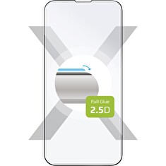 Tvrzené sklo FIXED Full-Cover pro Apple iPhone 14 Plus lepení přes celý displej, černé