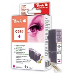PEACH kompatibilní cartridge Canon CLI-526M, Magenta, 10 ml