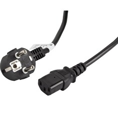 LANBERG CEE 7/7 na IEC 320 C13 POWER CORD 3M VDE černý