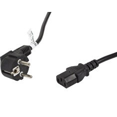 LANBERG CEE 7/7 na IEC 320 C13 POWER CORD 5M VDE černý