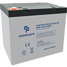 Baterie Conexpro AGM-12-55 VRLA AGM 12V/55Ah, T14