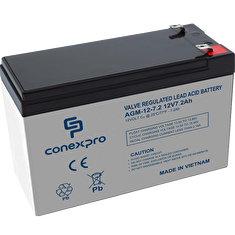 Baterie Conexpro AGM-12-7.2 VRLA AGM 12V/7,2Ah, F2