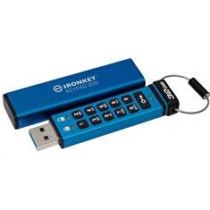 Kingston flash disk 32GB IronKey Keypad 200, FIPS 140-3 Lvl 3 (Pending) AES-256 Encrypted