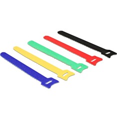 Delock Vázací pásky na suchý zip barevné D 150 x Š 12 mm 10 ks