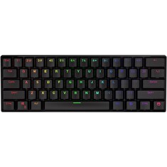 Endorfy herní klávesnice Thock Compact RD RGB /USB/ red sw. / bezdrátová / mechanická / US layout / mini /černá RGB