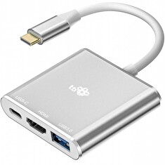 TB adapter USB-C 3v1 - HDMI, USB, PD