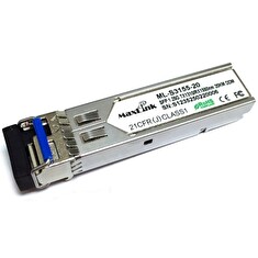 MaxLink 1.25G SFP optický modul, WDM(BiDi), SM, Tx 1310/Rx1550nm, 20km, 1x LC konektor, DDM