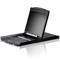 ATEN KVM 8 port Dual Rail LCD 19'' + keyboard + touchpad USB-PS/2