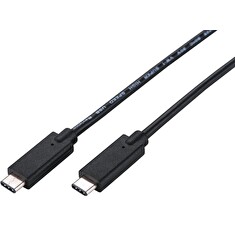 C-TECH Kabel USB 3.2, Type-C (CM/CM), PD 100W, 20Gbps, 1m, černý