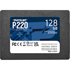 PATRIOT P220/128GB/SSD/2.5"/SATA/3R