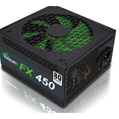 EVOLVEO FX 450, zdroj 450W ATX, 14cm, tichý, 80+, bulk