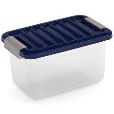 Box KIS W Box XS transparentní/indigo modrá