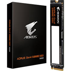Gigabyte AORUS Gen4 5000E/500GB/SSD/M.2 NVMe/Černá/Heatsink/5R