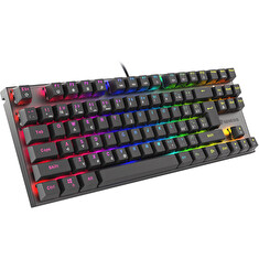 Genesis herní mechanická klávesnice THOR 303/TKL/RGB/Outemu Red/Drátová USB/CZ-SK layout/Černá