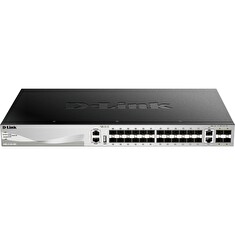 D-Link DGS-3130-30S L3 Stackable Managed switch, 24x SFP, 2x 10G RJ-45, 4x 10G SFP+