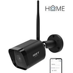 iGET HOME Camera CS6 Black - WiFi IP FullHD 1080p kamera, noční vidění, dvoucestné audio, IP65