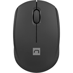 Myš Natec STORK + podložka ZDARMA/Kancelářská/Optická/1 600 DPI/Bezdrátová USB/Černá