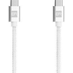 ER POWER USB-C/USB-C 5A (100W) kabel - 2 m – bílý