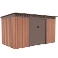 Zahradní domek G21 GRAH 700 - 340 x 206 cm, hnědý