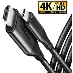 AXAGON RVC-HI2MC, USB-C -> HDMI 2.0A redukce / kabel 1,8m, 4K/60Hz