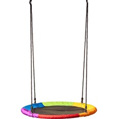 Hračka Woody Houpací kruh (průměr 100cm), duhový