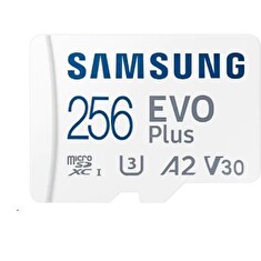 Samsung/micro SDXC/256GB/180MBps/Class 10/+ Adaptér/Modrá