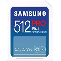 Samsung/SDXC/512GB/180MBps/Class 10/Modrá