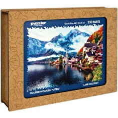 Puzzle Puzzler dřevěné, barevné - Halštatské jezero