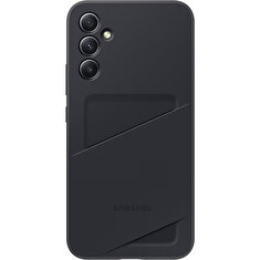 Samsung Zadní kryt s kapsou na kartu pro Samsung Galaxy A34 Black