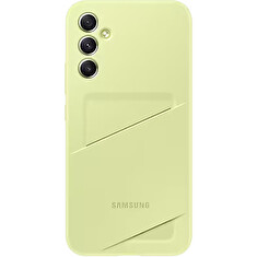 Samsung Zadní kryt s kapsou na kartu pro Samsung Galaxy A34 Lime