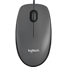 Logitech myš M90, optická, USB, 3 tlačítka, šedá, 1000dpi