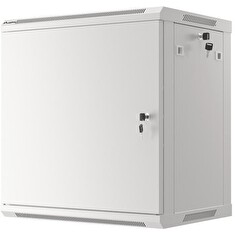 LANBERG Nástěnná jednodílná skříň 19", 12U/600x450 FOR SELF-ASSEMBLY plechové dveře šedá (RAL7035) (v rozloženém stavu