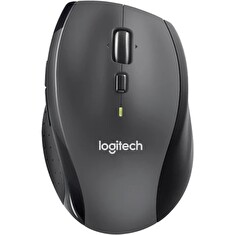 Logitech Marathon M705/Kancelářská/Optická/Pro praváky/Bezdrátová USB/Černá