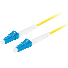 LANBERG optický patch cord SM LC/UPC-LC/UPC simplex 5m LSZH G657A1 průměr 3mm, barva žlutá