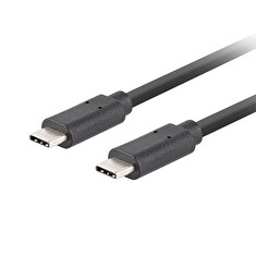 Lanberg USB-C M/M 3.1 GEN 2 kabel 1,8m 10GB/S PD100W černá