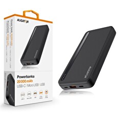 ALIGATOR Powerbanka PBAL2050, Power Delivery 20W, 20 000mAh