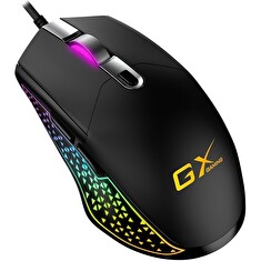 Genius GX Gaming Scorpion M705, Myš, herní, drátová, optická, RGB podsvícení, 800-7200DPI, 6 tlačítek, USB, černá